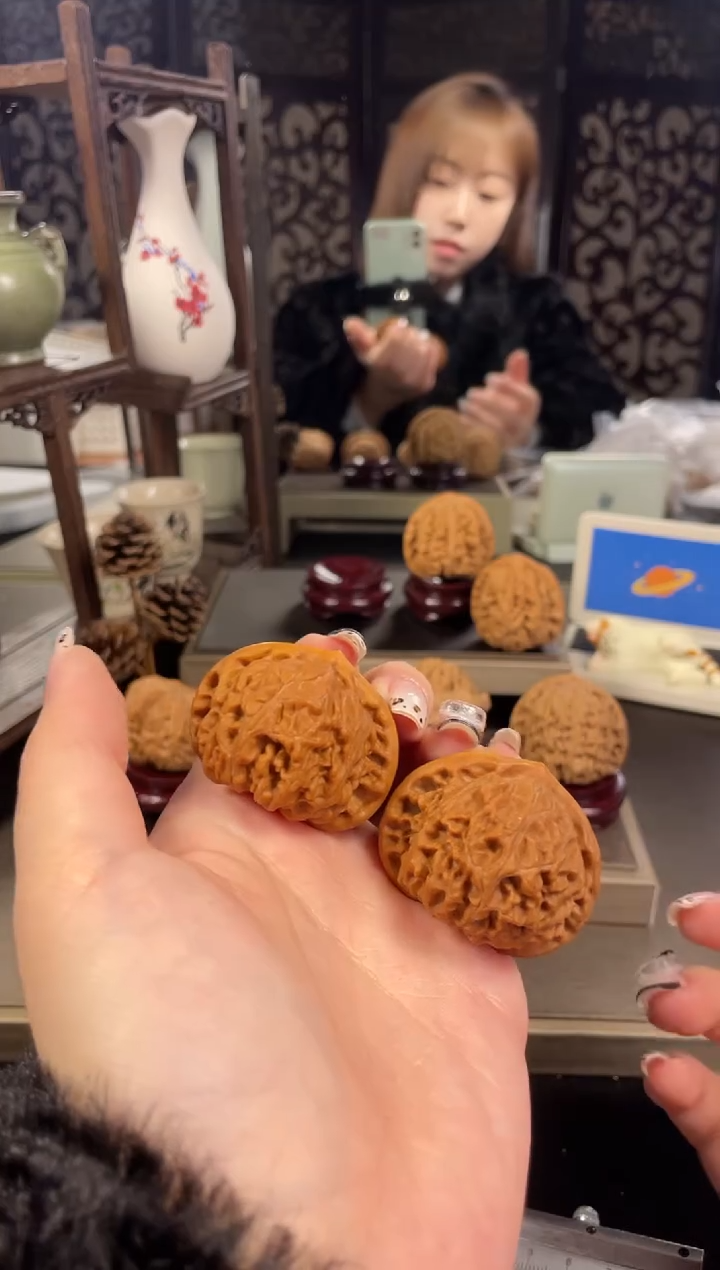 【闪购商品】文玩核桃把件宫灯42尺-8