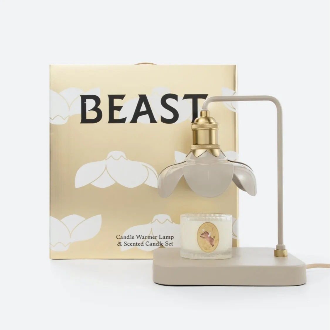 【送礼优选】野兽派“花神之梦”系列 小号银莲花融蜡灯香氛礼盒