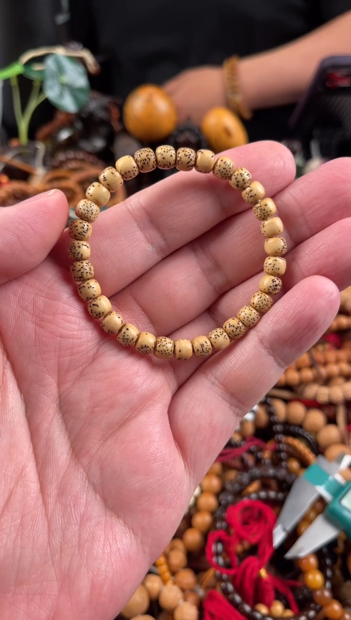 星月菩提手串王胖子文玩工作室原生态7*6单圈