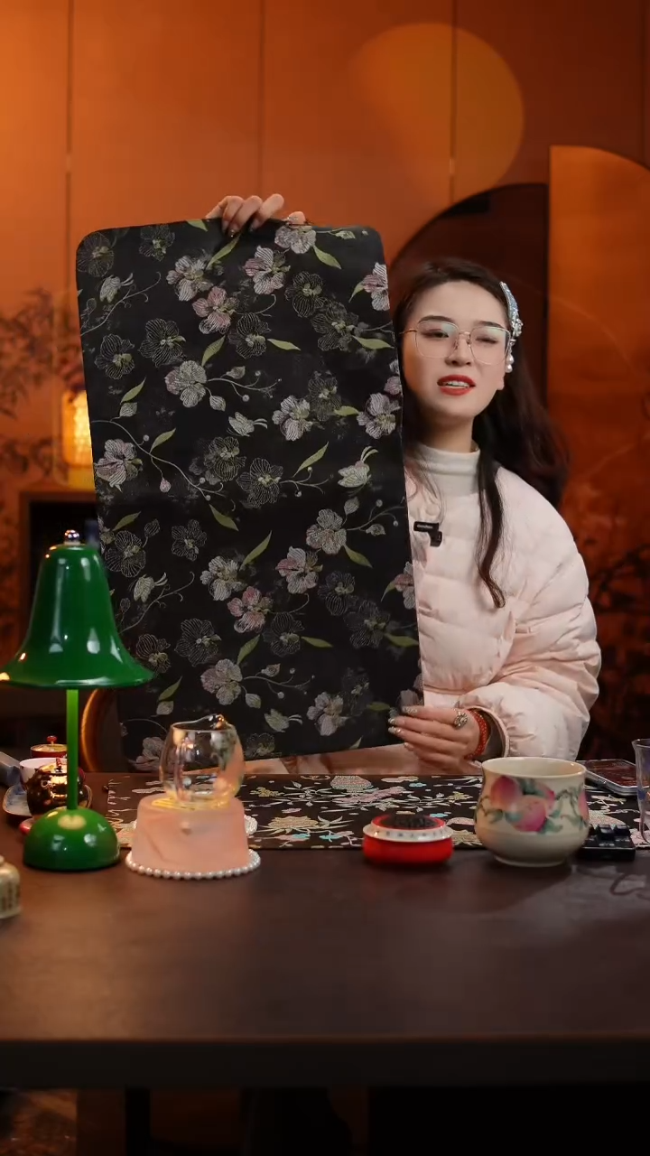 【闪购商品】景德镇大乔推荐好物刺绣花卉茶席