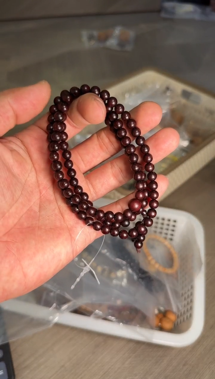 手串/手链小叶紫檀6.4尺寸108