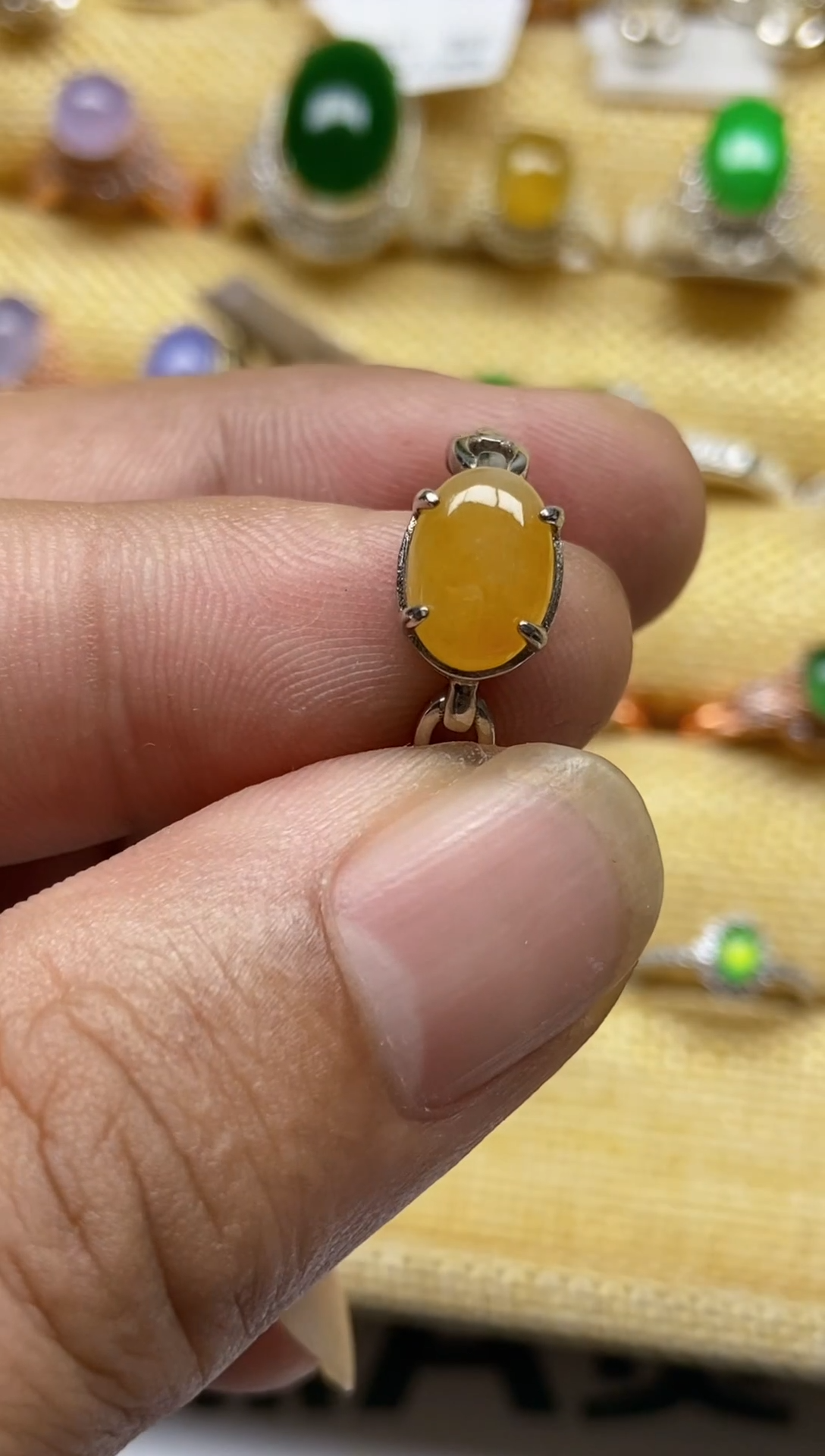 【闪购商品】翡翠戒指银S925镶嵌0000