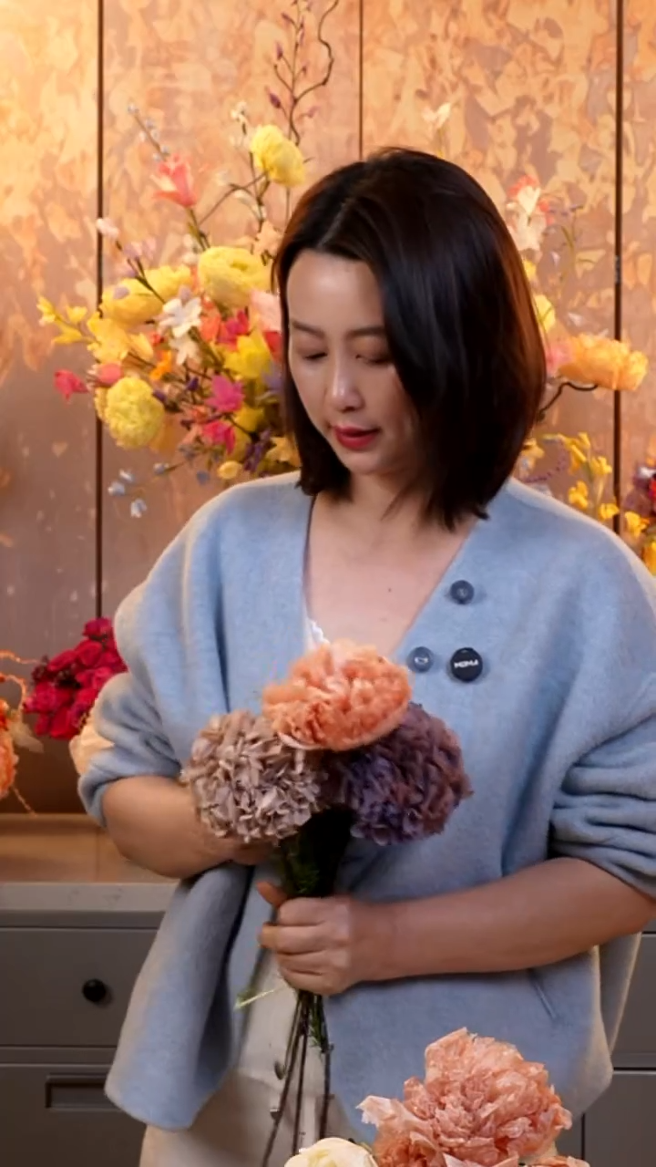 无花朵喵**咪山禾宠粉花束···