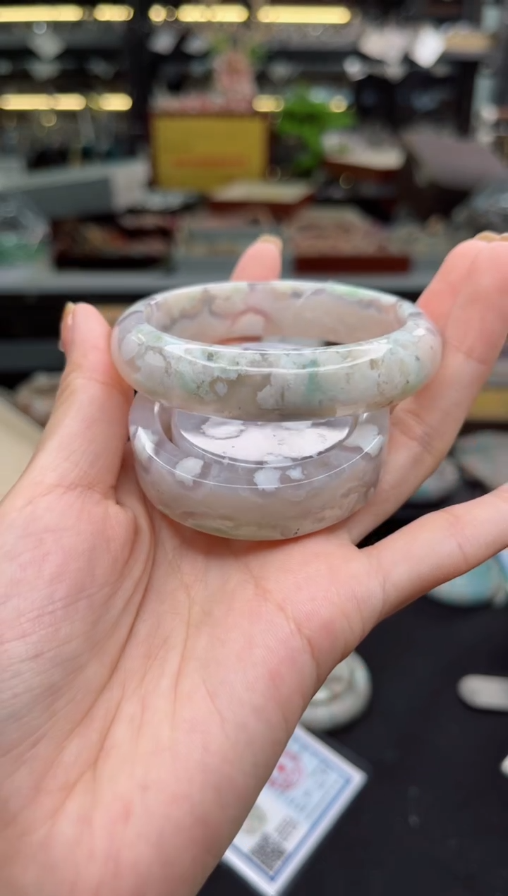 【闪购商品】石英质玉手镯未镶嵌57圈口（赠品镯心）S921129