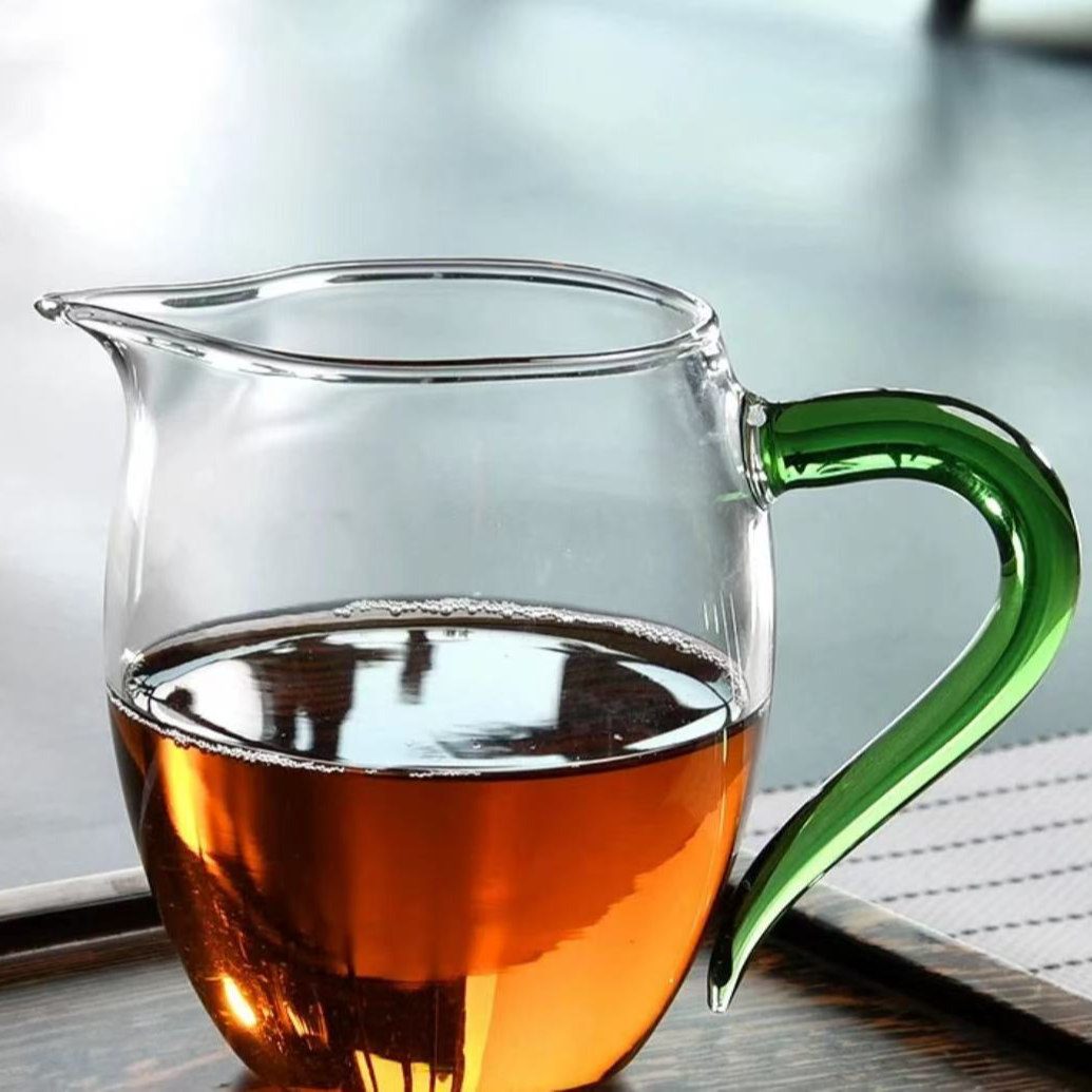 绿松石公道杯手工喝茶高档玻璃抖音茶艺师1235茶具【直播专享】