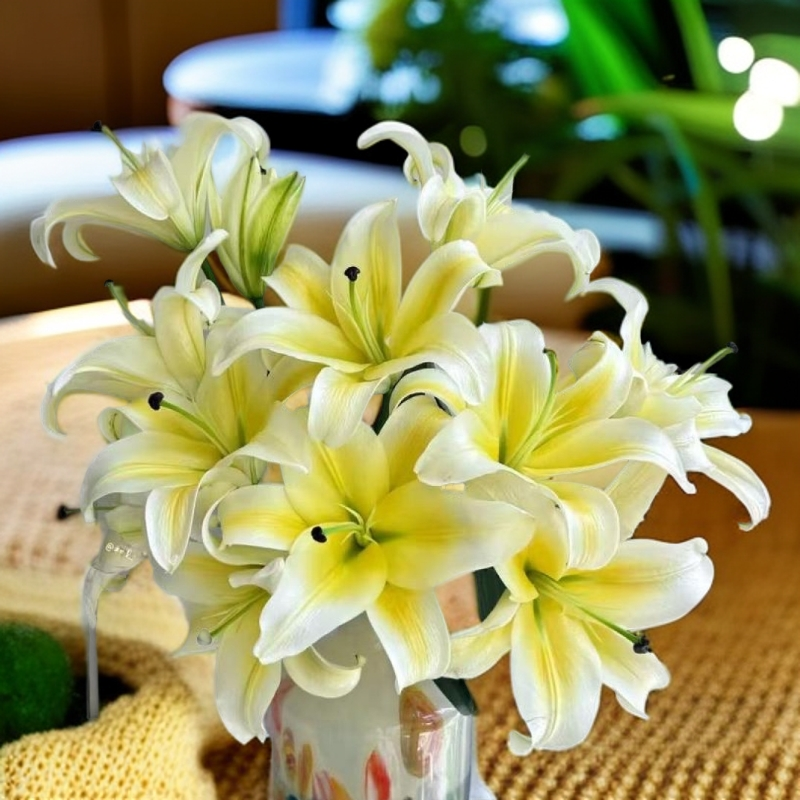 香水百合黄天霸浓香型（顺丰包邮）不做隔夜花  东北鲜花 现采现发