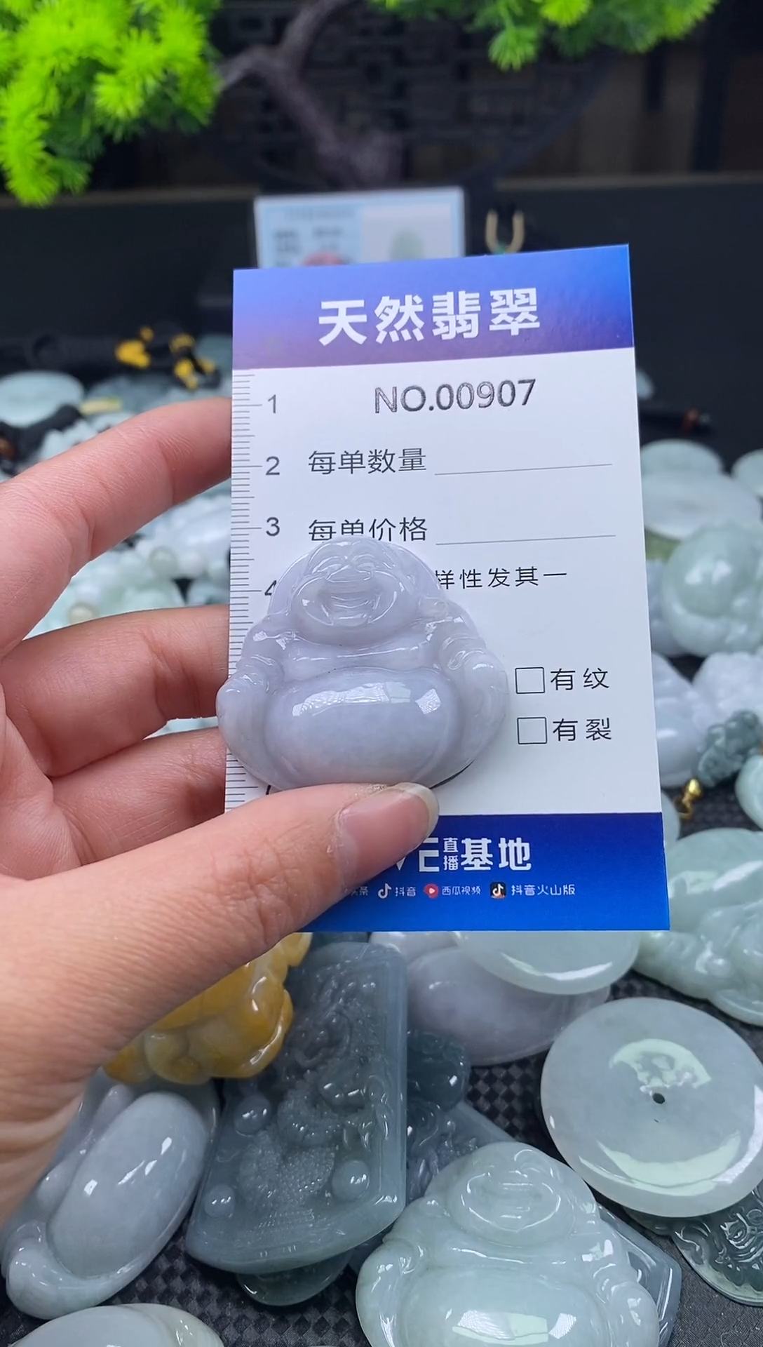 颈饰未镶嵌翡翠天然缅甸翡翠907