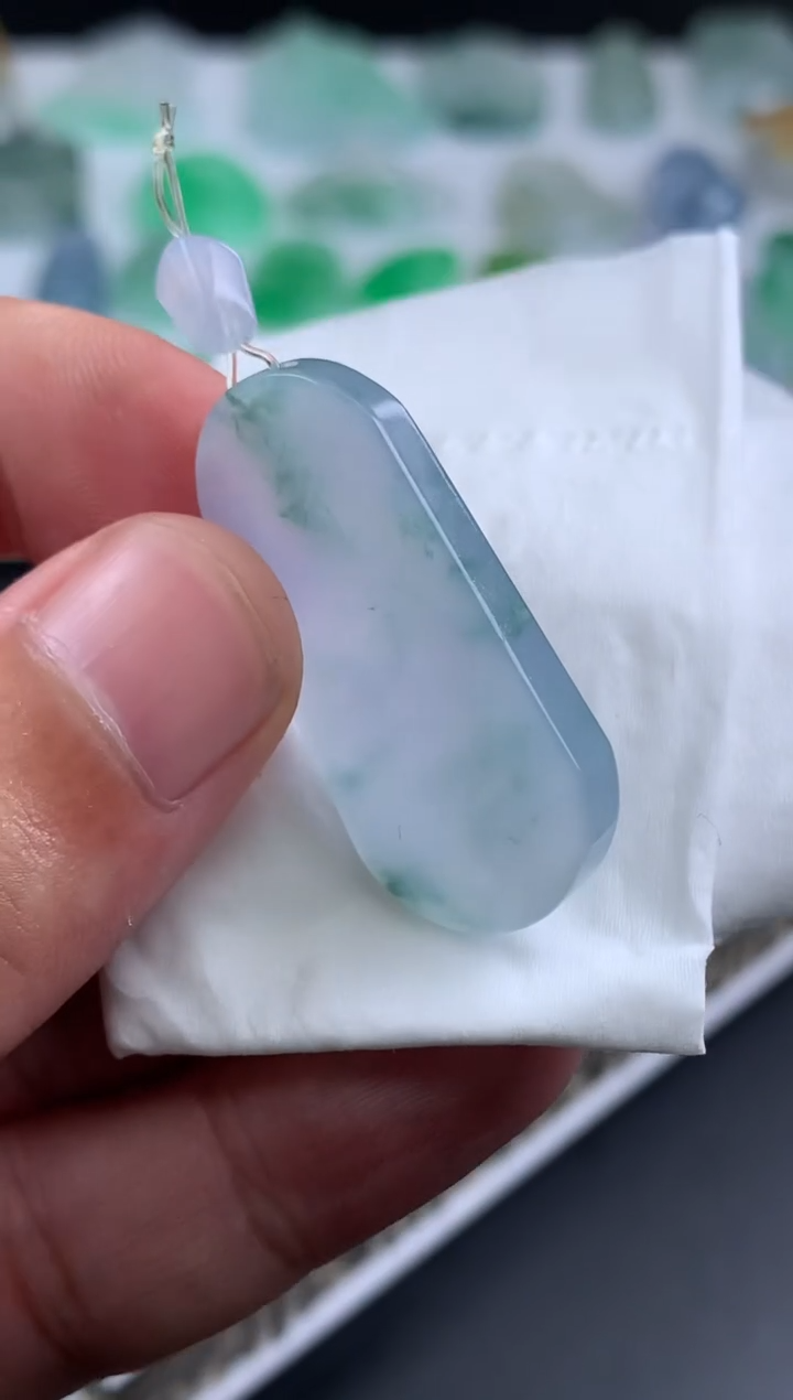 【闪购商品】定制翡翠未镶嵌无事牌