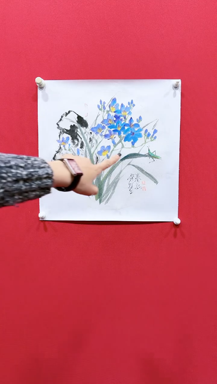 【闪购商品】国画周春蕊33*33..........