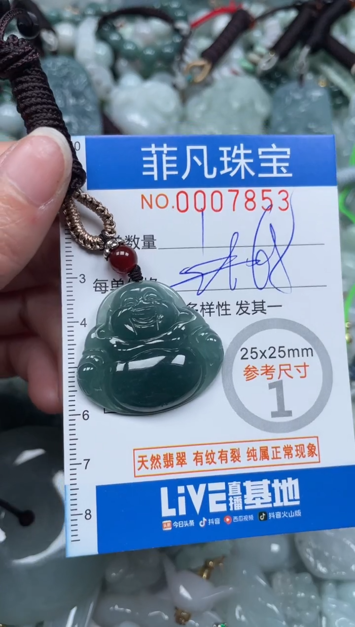 【闪购商品】翡翠颈饰未镶嵌00..7853