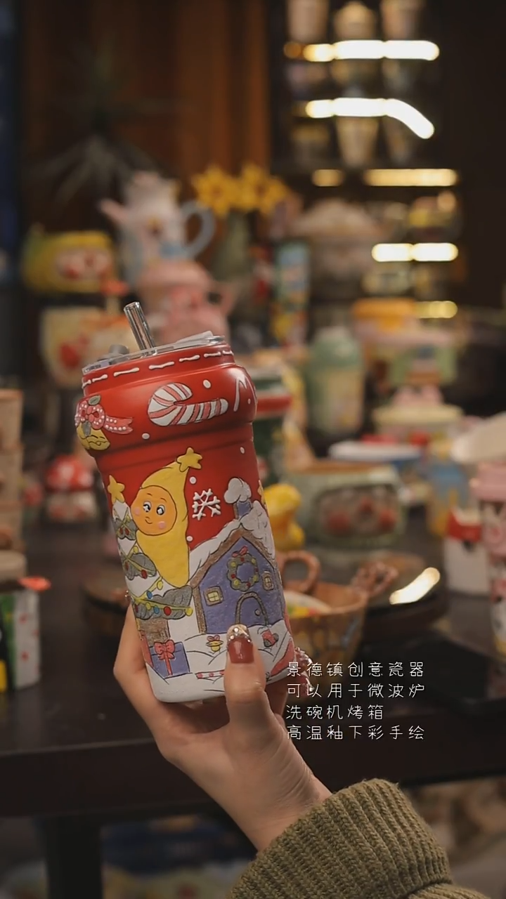 景德镇釉下彩绘设计师款式陶瓷