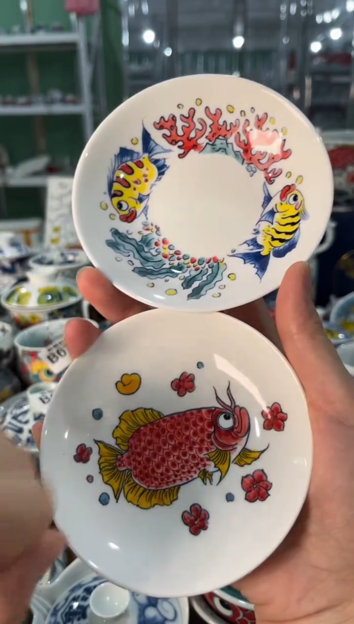 昨明景德镇陶瓷：两个一组