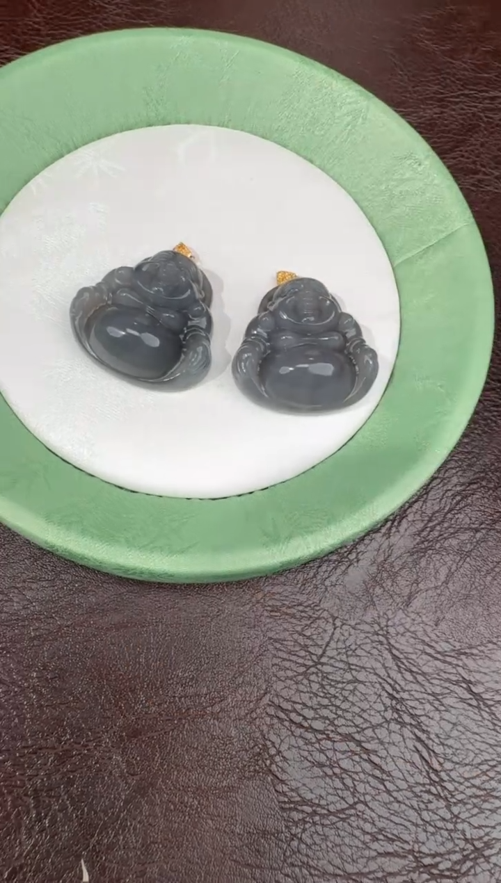 颈饰18K金镶嵌和田玉17冯总12.20多样性拍一发一