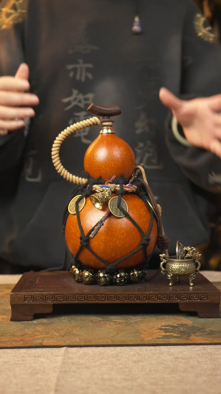 【闪购商品】089大漆葫芦一物一拍记650ml