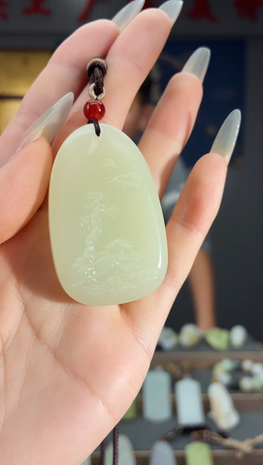 颈饰未镶嵌和田玉1