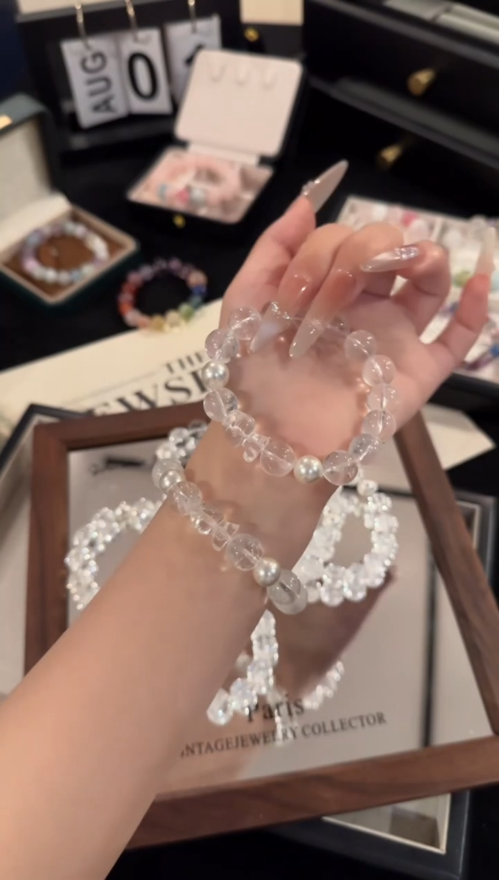 水晶手链合金kitty白阿赛x2210