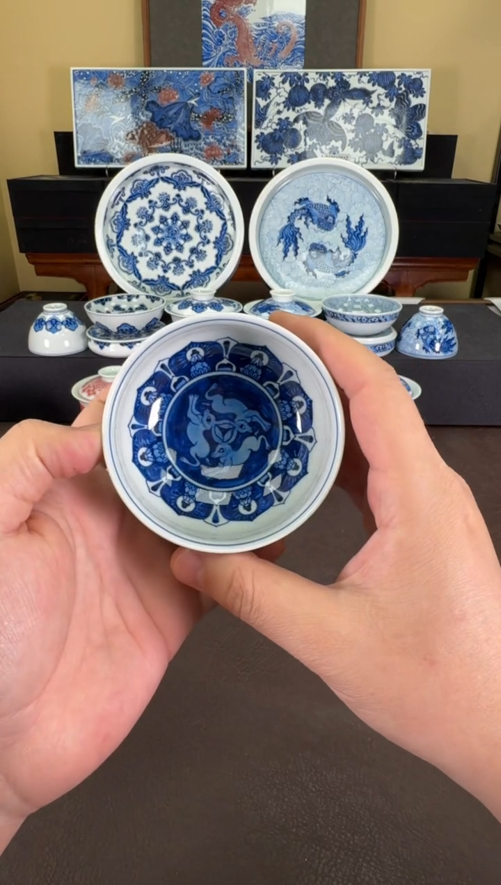 【闪购商品】羿器窑千佛罗汉杯