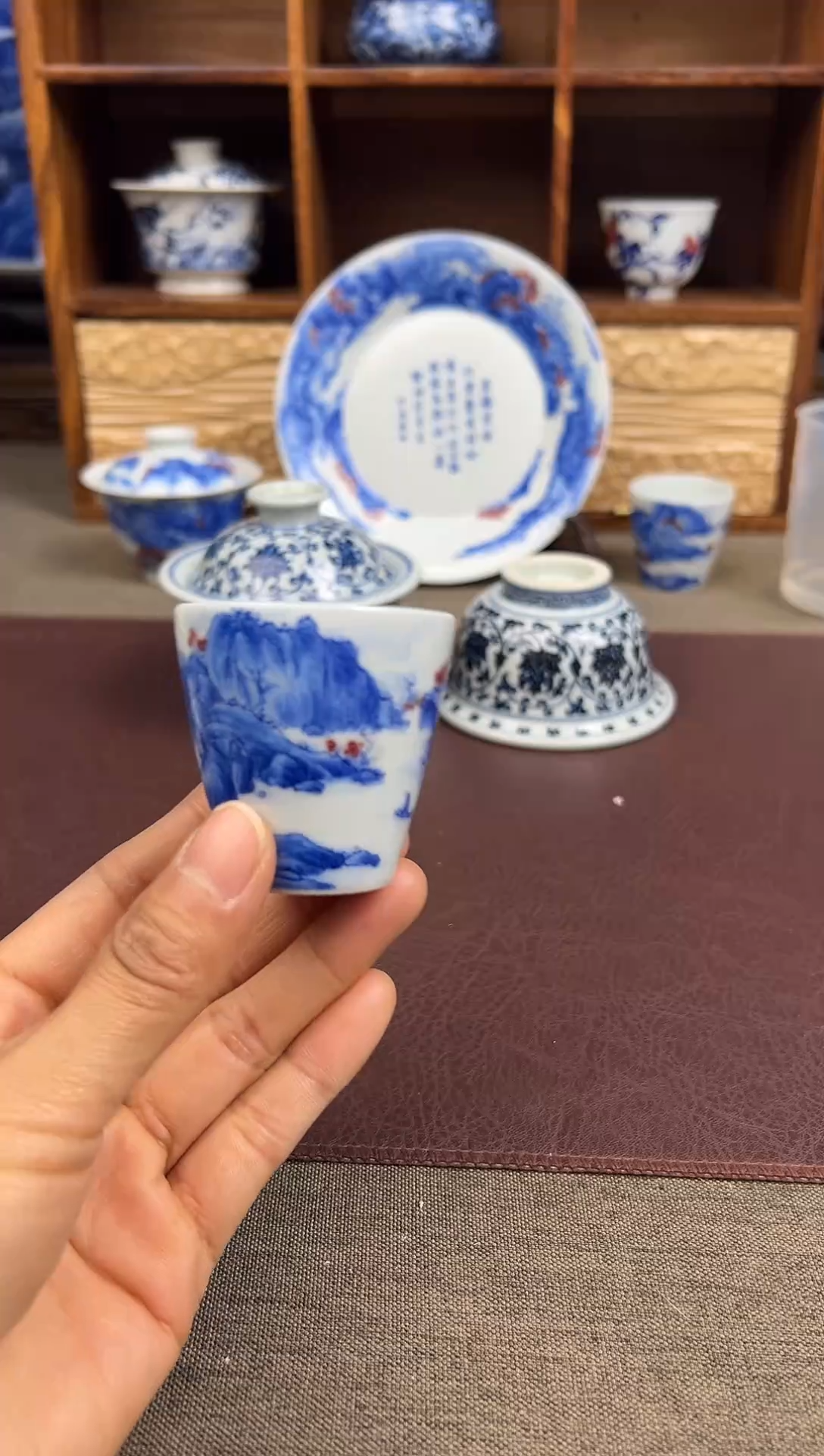 【闪购商品】杯子溪山酌茗陶瓷杯