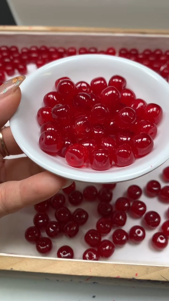 未镶嵌玛瑙手饰B547 鸽血红老型10*10mm2个6.8元