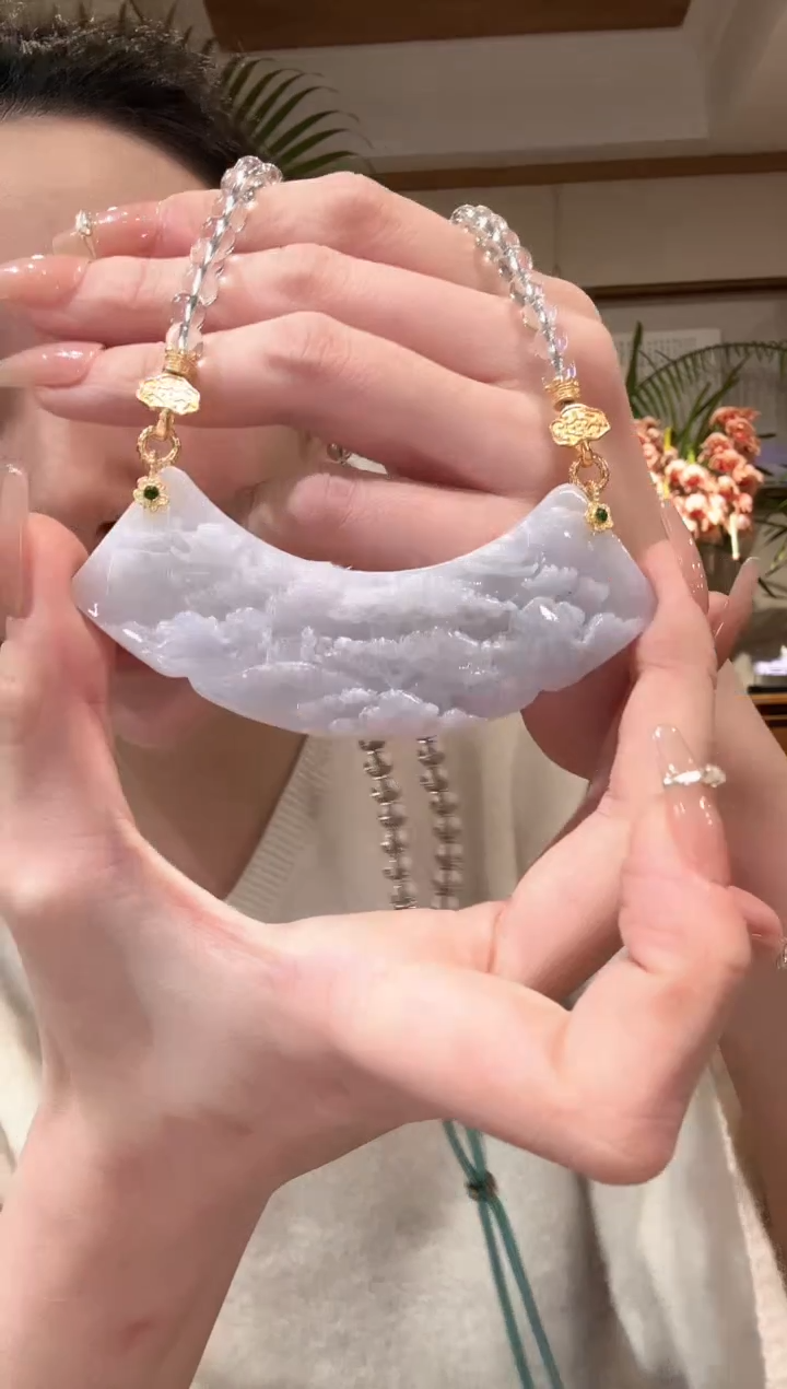 【闪购商品】翡翠颈饰未镶嵌国风