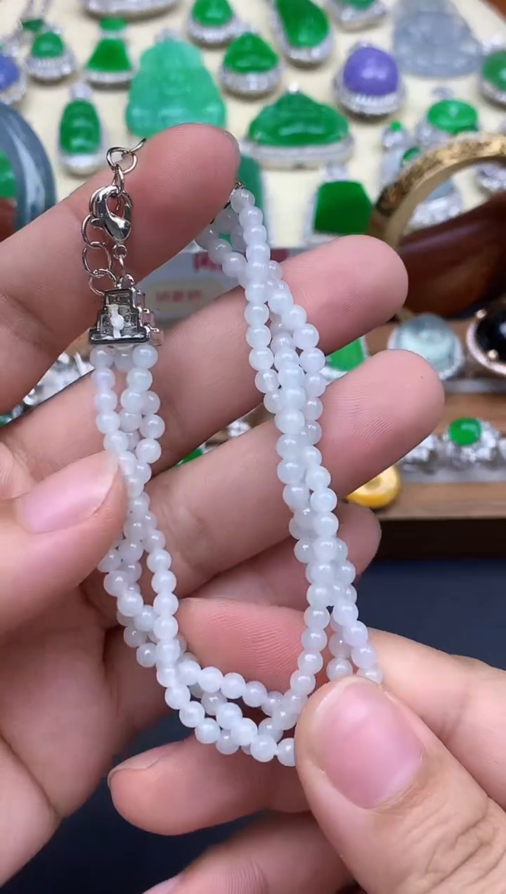 未镶嵌手链翡翠182-中国好珍宝