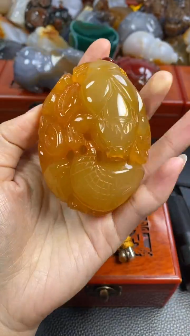 未镶嵌手把玛瑙/玉髓白*湖1