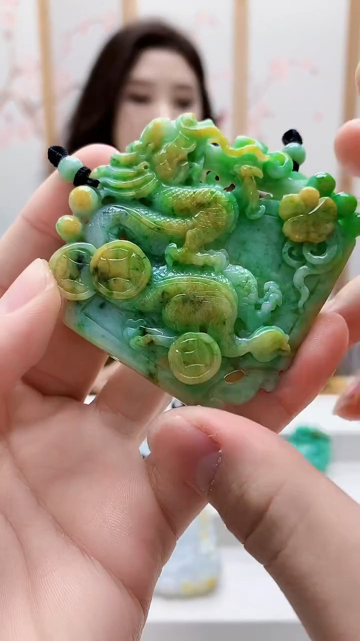 未镶嵌定制翡翠4829bb-毛货挂件78