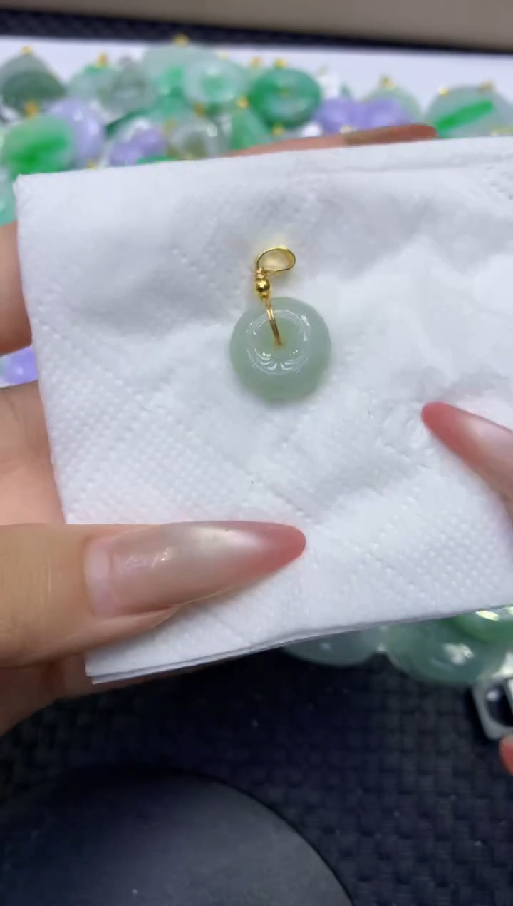 颈饰未镶嵌翡翠天然缅甸A货翡翠