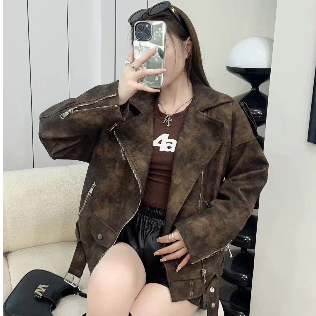 428【凡家衣橱】时尚百搭洋气重工潮流显瘦短款外套气质