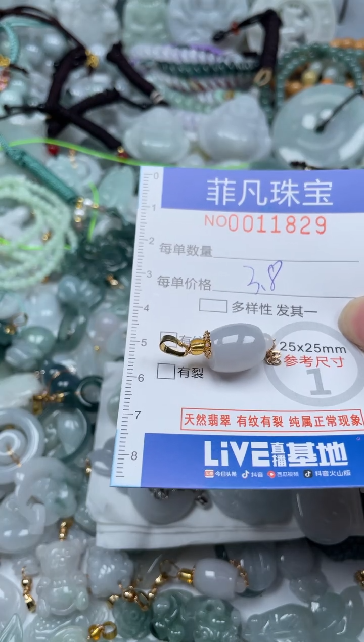 颈饰未镶嵌翡翠11829