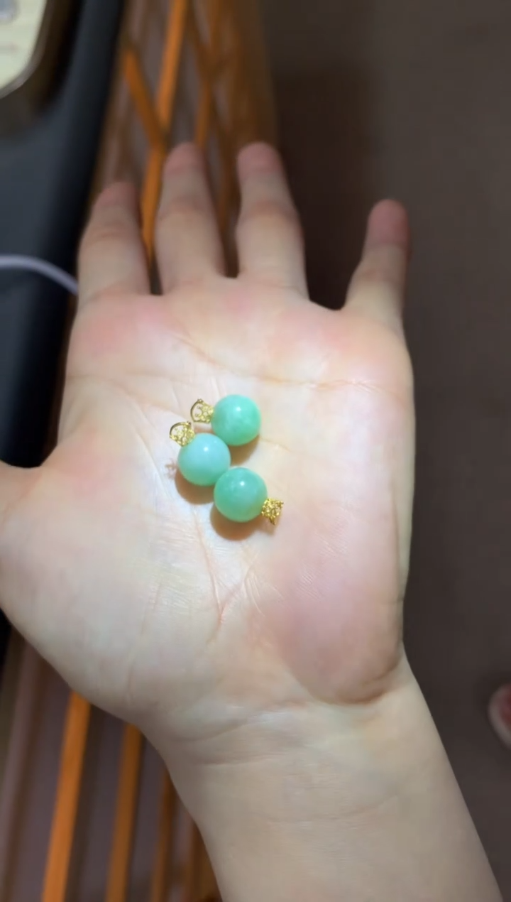 【闪购商品】翡翠颈饰18K金镶嵌|不退不换多样性发一