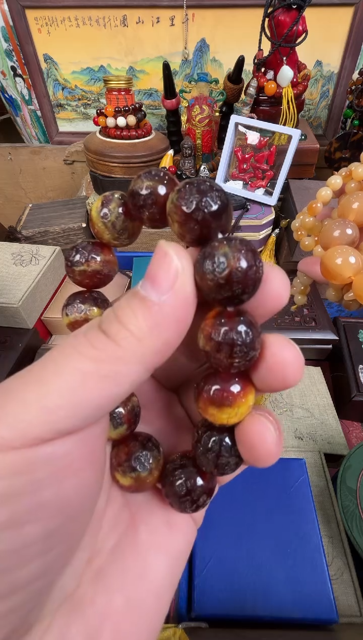 【闪购商品】蜜蜡手链未镶嵌琳专属哈哈哈哈哈哈