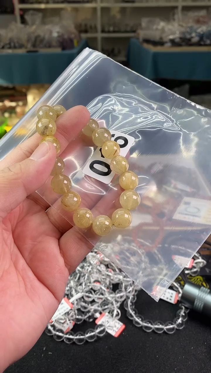【闪购商品】水晶手链12±/016未镶嵌发晶多样性发一件