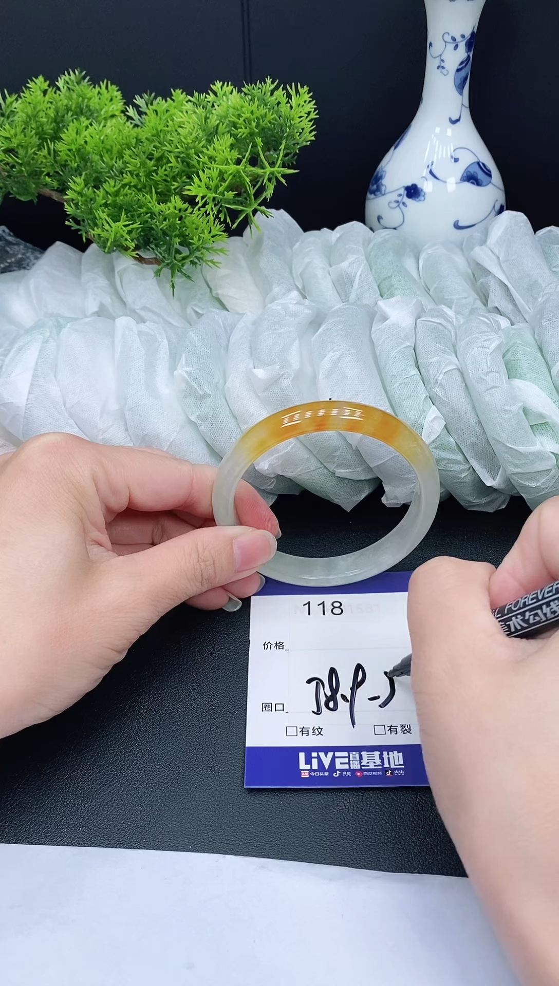 未镶嵌手镯翡翠118