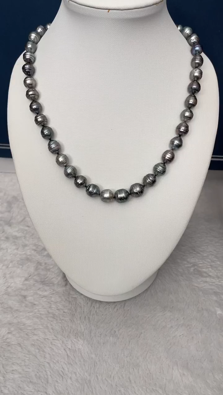 【闪购商品】海水珍珠颈饰未镶嵌大溪地8-11mm（多样性发一）
