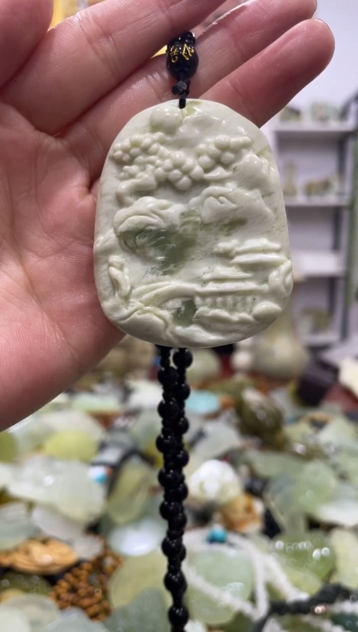 【闪购商品】岫玉吊坠未镶嵌