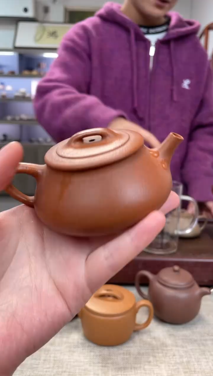 【闪购商品】紫砂茶壶五彩泥 云瓢