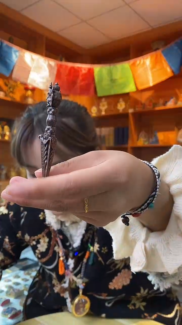 【闪购商品】泥塑普巴金刚-与实物略有差异介意者慎拍