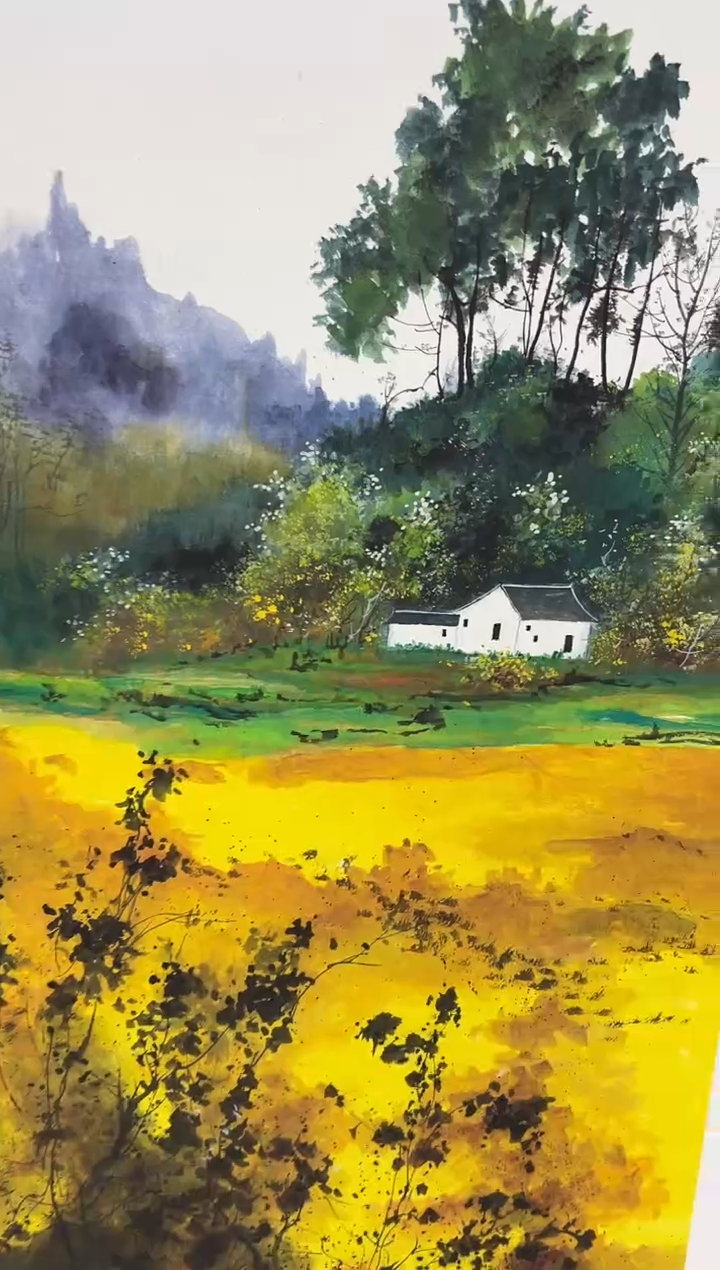 国画刘立荣亲笔绘画手绘作品D3