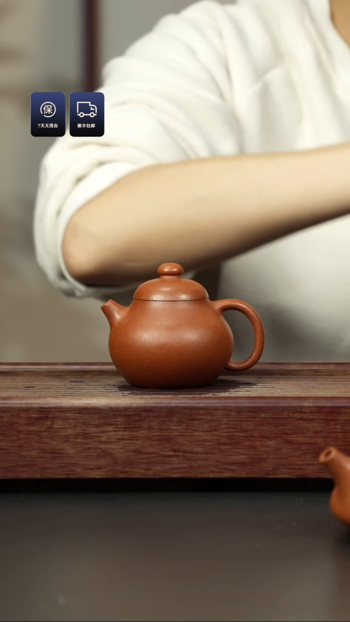 【闪购商品】紫砂茶壶五彩泥 文旦