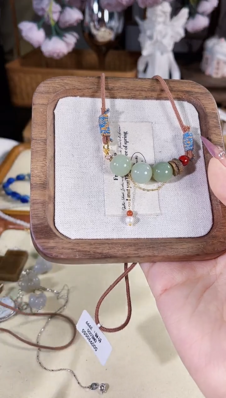 项链未镶嵌和田玉多样性发其一孤品默认微瑕