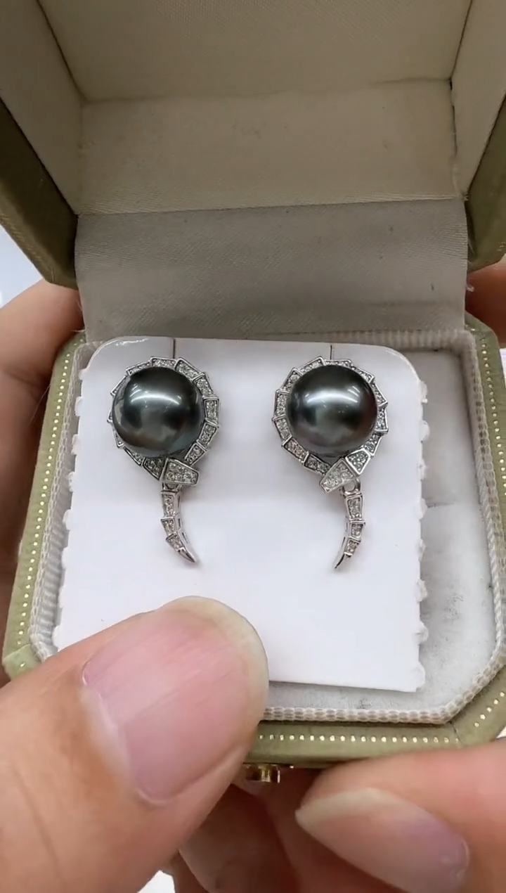 【闪购商品】海水珍珠耳饰银S925镶嵌清货