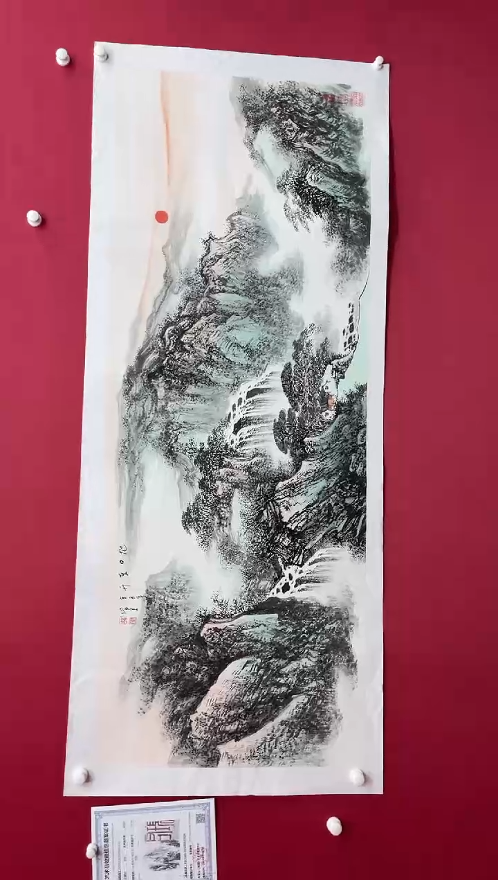 【闪购商品】国画吴-金书原作山水/无框/W不带书