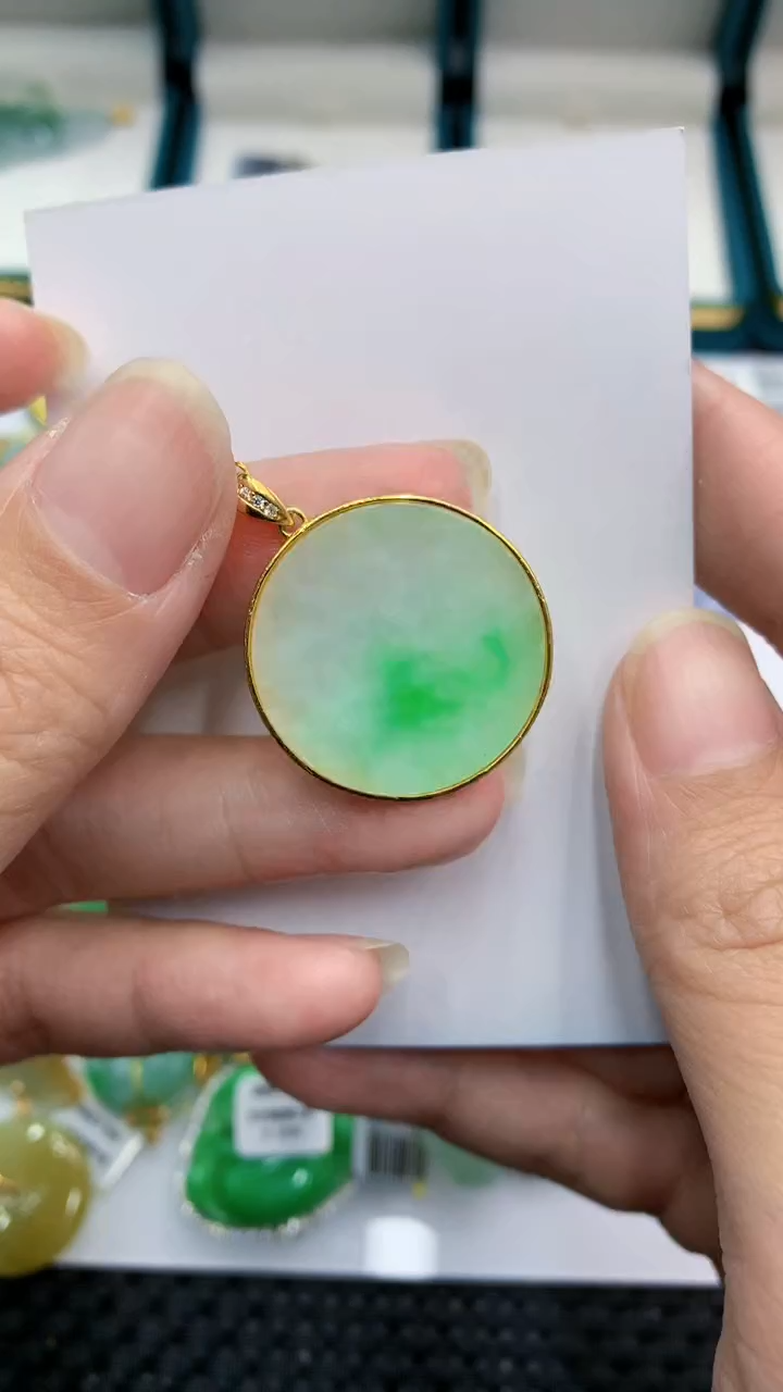 【闪购商品】翡翠颈饰银S925镶嵌            8