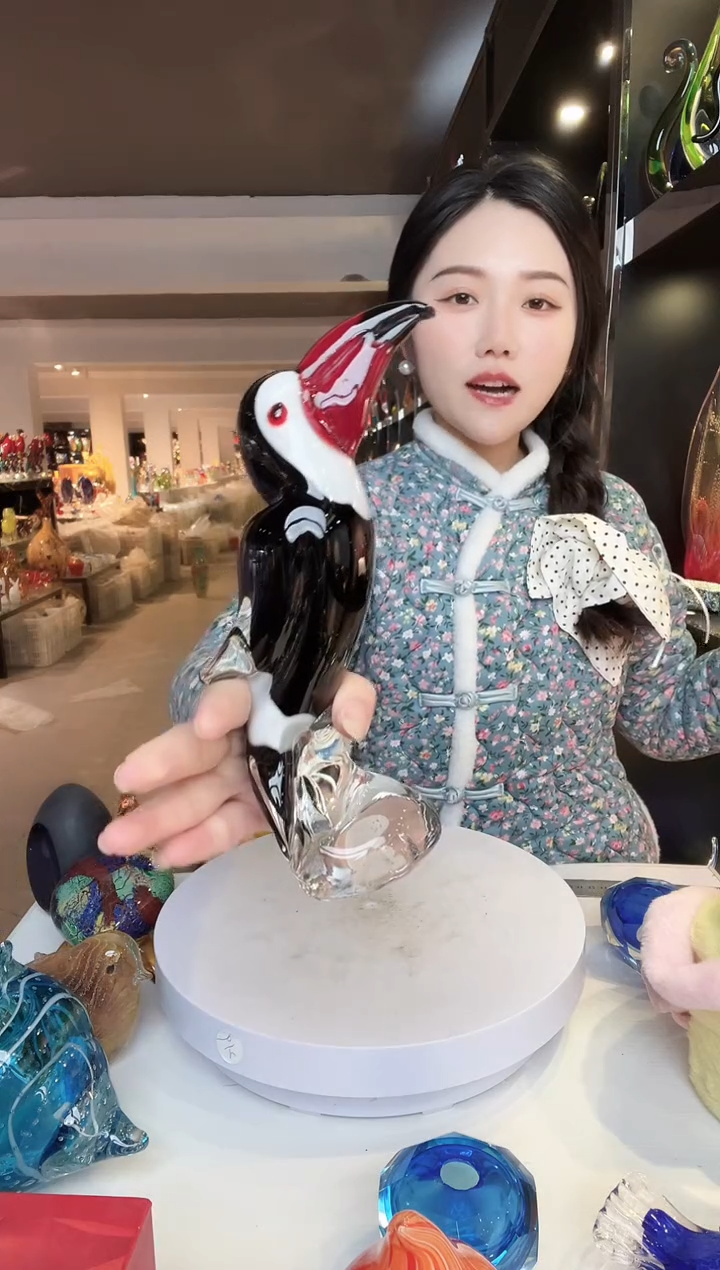 【闪购商品】茶盏琉璃摆件家居摆件