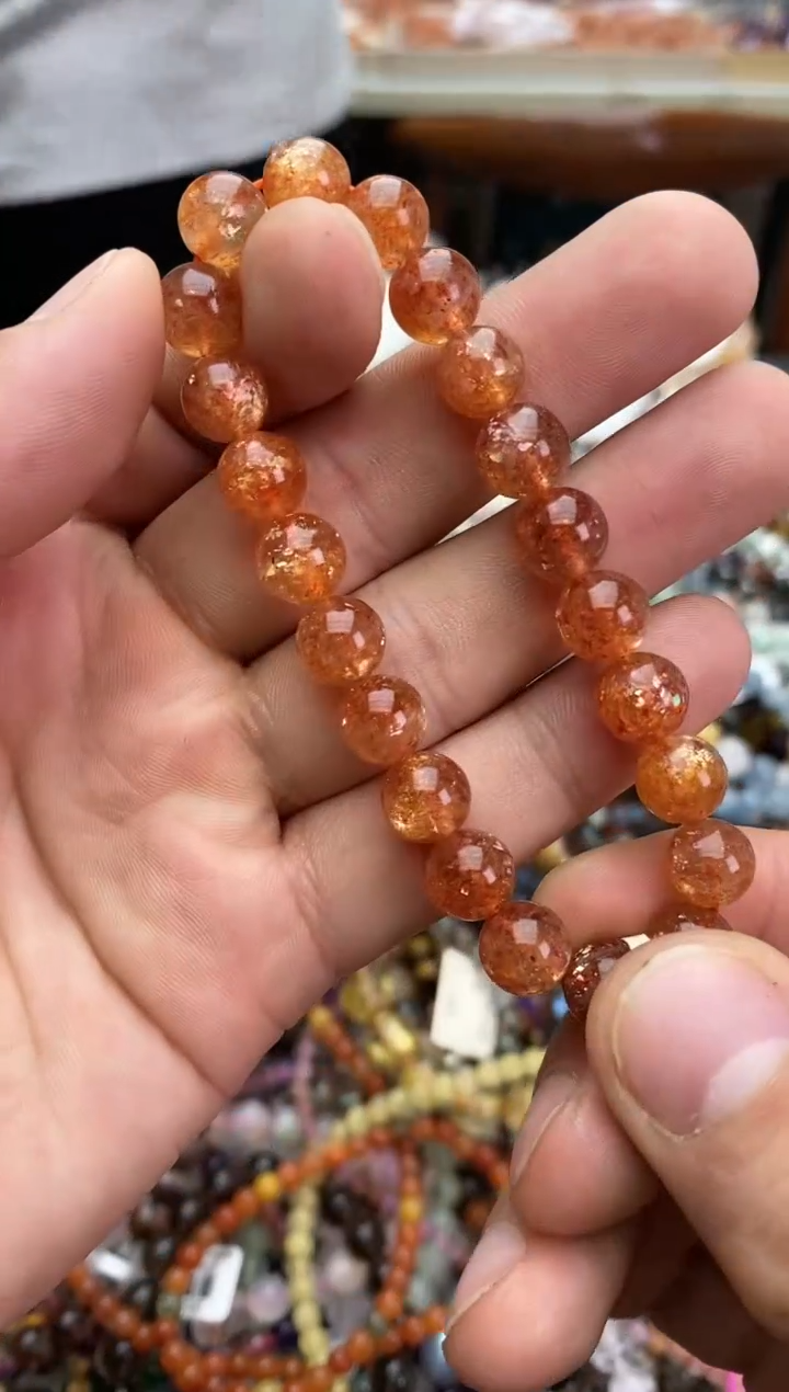 未镶嵌手链日光石手链