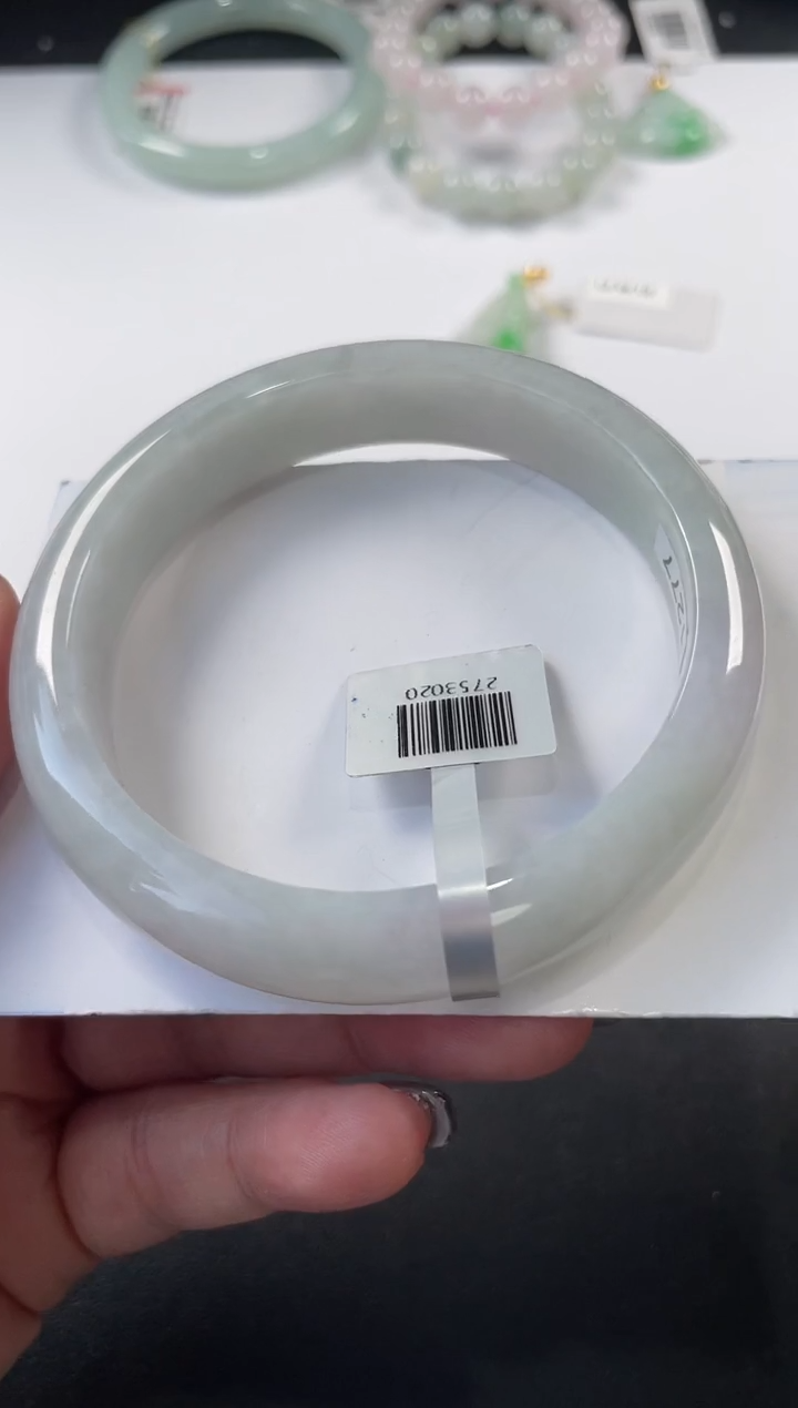 未镶嵌手镯翡翠基地发货H2928 58+