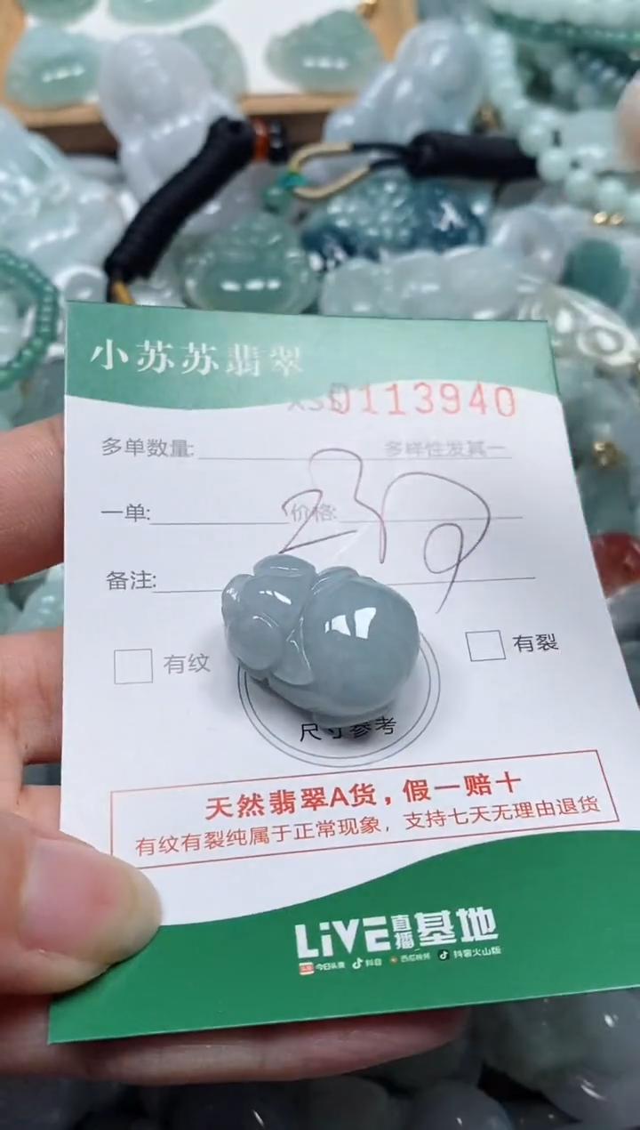 【闪购商品】翡翠未镶嵌颈饰闪购商品0113940