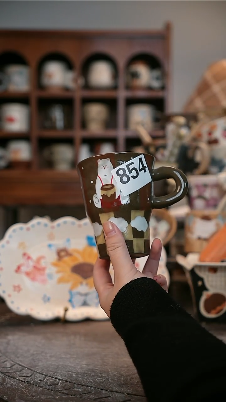 可爱川谷原创陶瓷12.14直播微瑕854