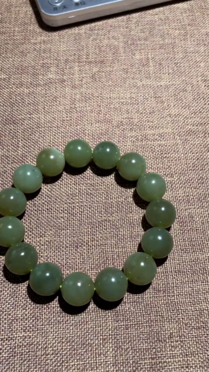 【闪购商品】和田玉单圈手串未镶嵌29240313-07